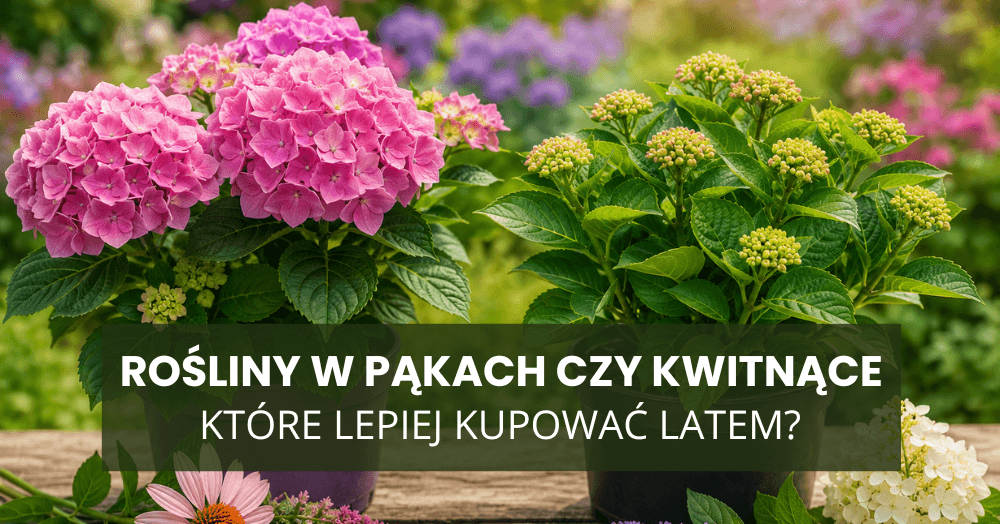 rosliny w pakch czy kwitnace