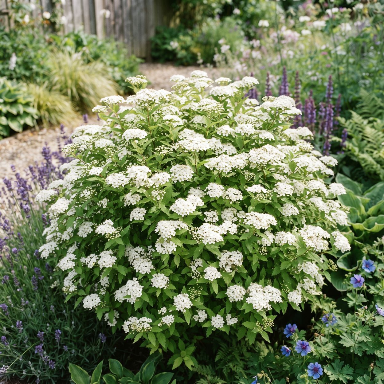 Tawuła japońska 'Albiflora' Spiraea japonica 'Albiflora'