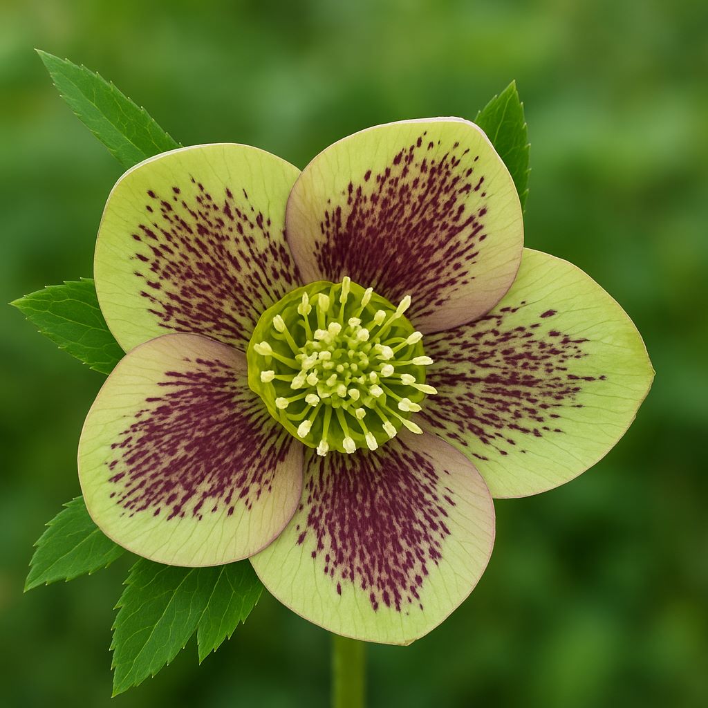 Ciemiernik 'Single Green Spotted'